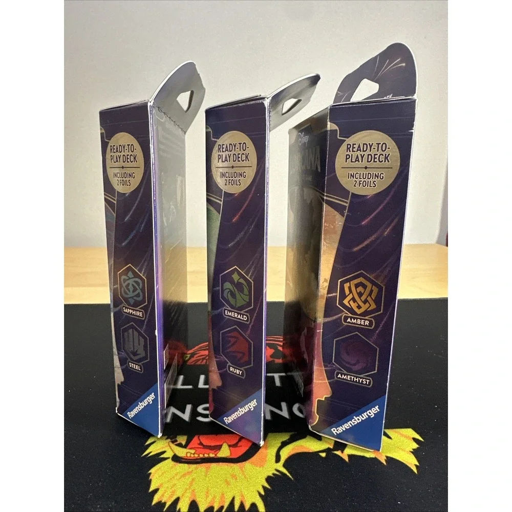 Disney Lorcana The First Chapter Set Of 3 Starter Decks Sealed!